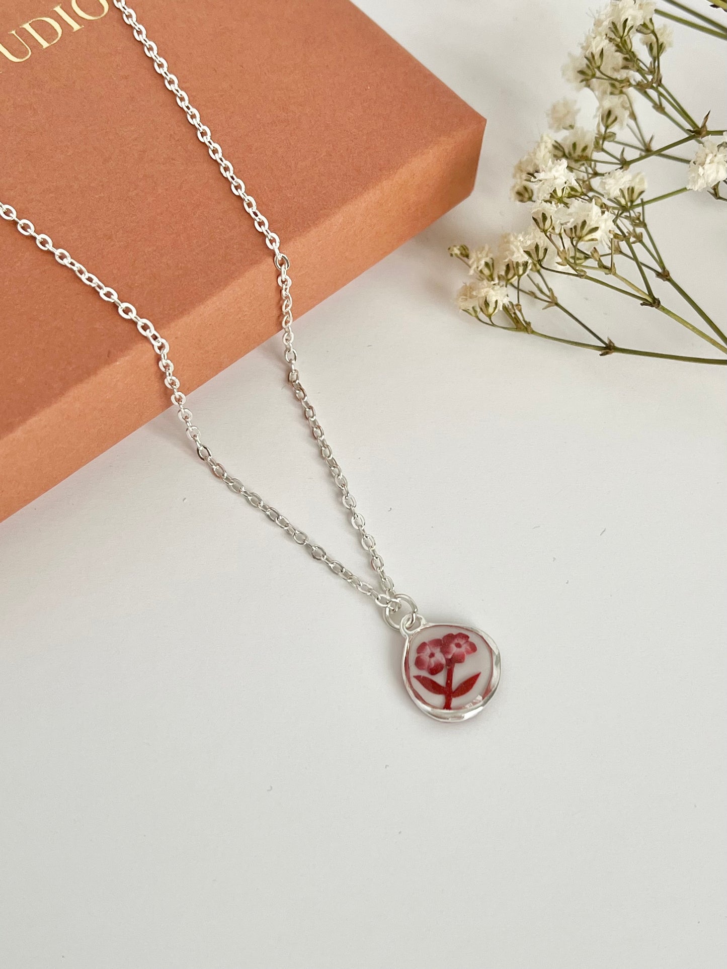 Red China Necklace No. 1