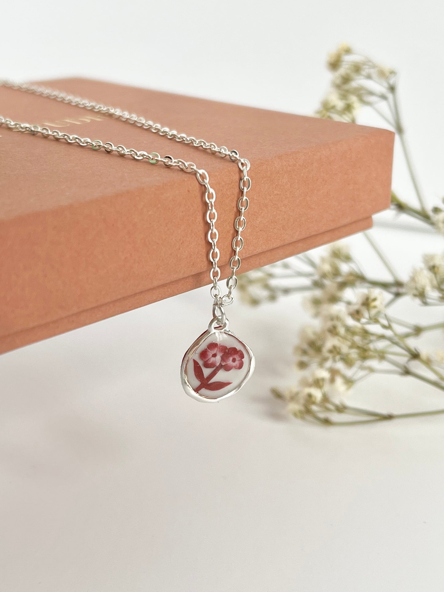 Red China Necklace No. 1