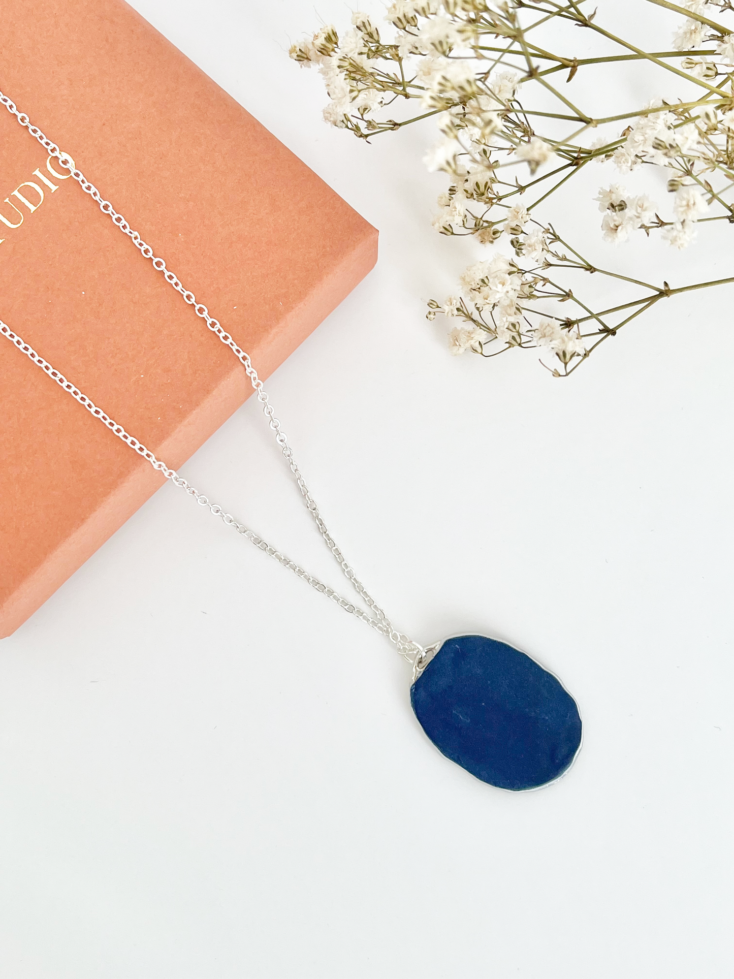 Blue China Necklace No. 3