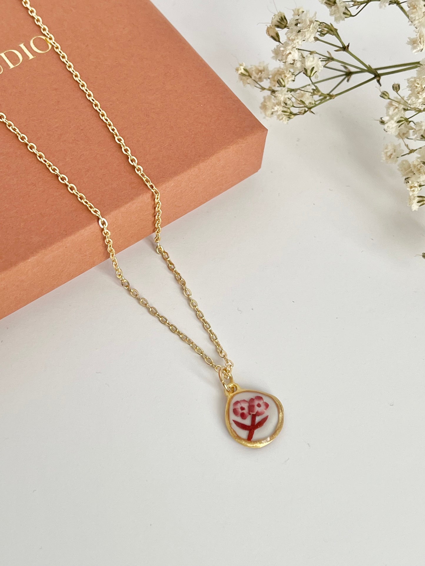 Red China Necklace No. 1