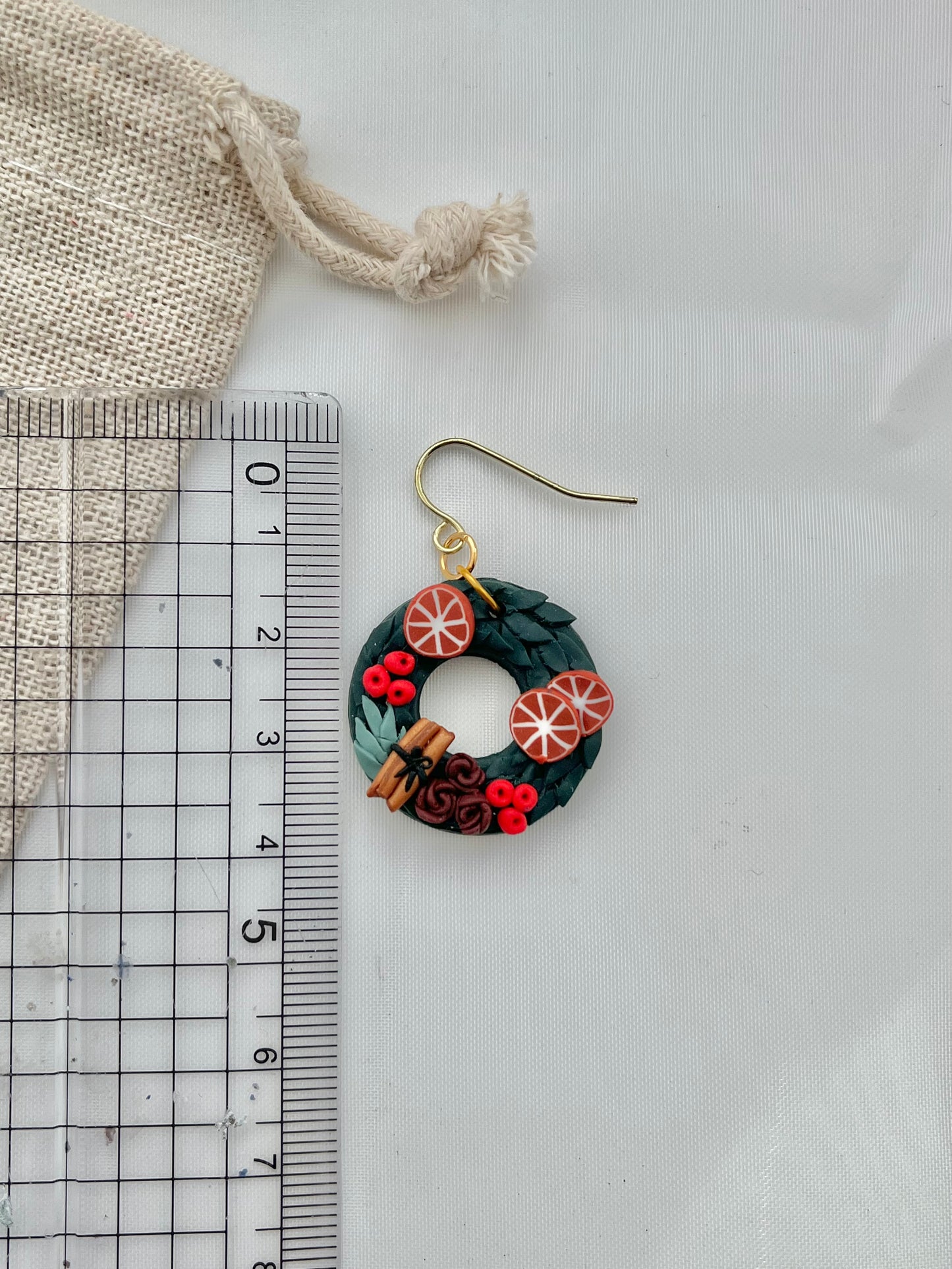 Christmas Wreath Dangles