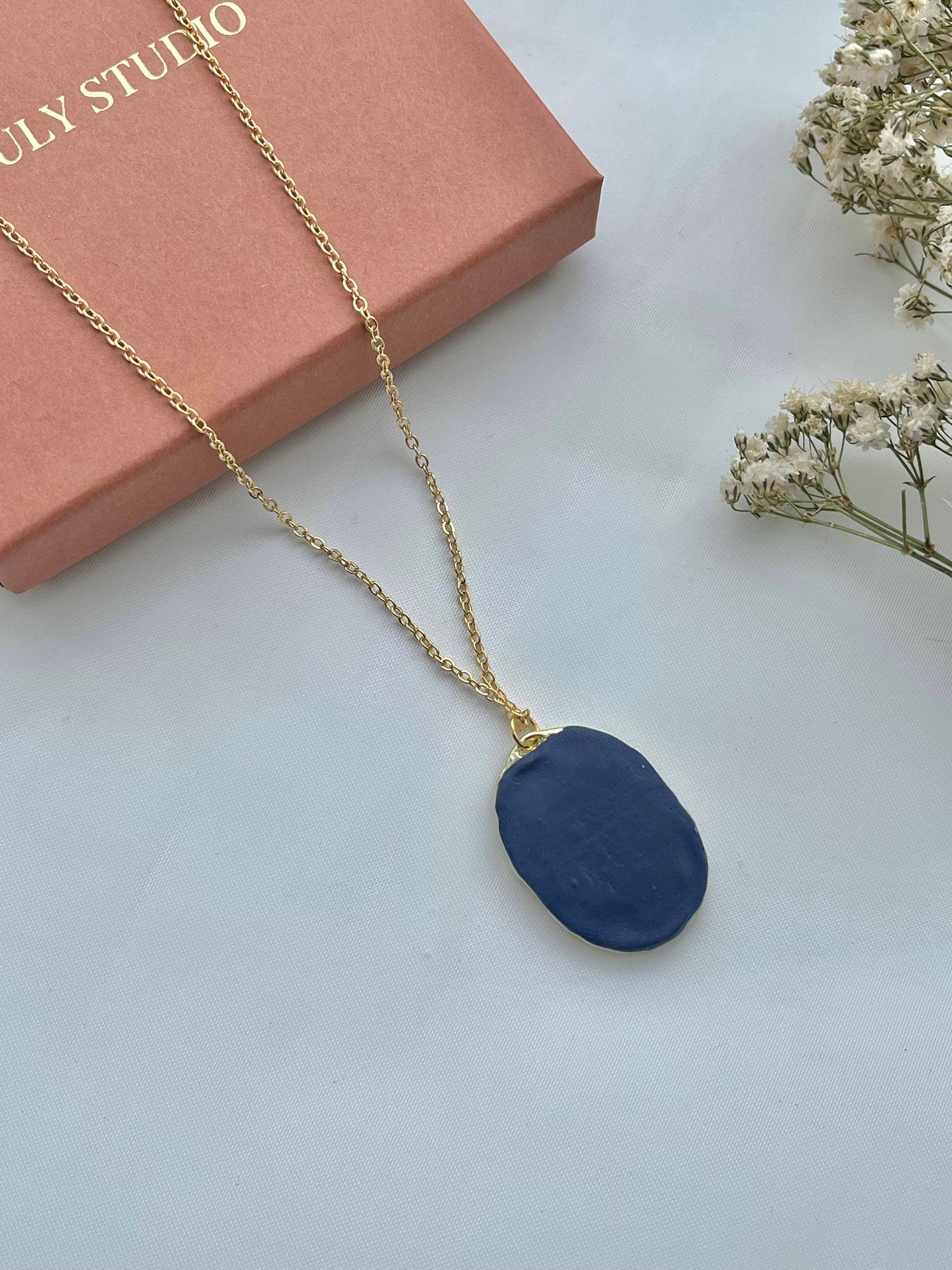 Blue China Necklace No. 3