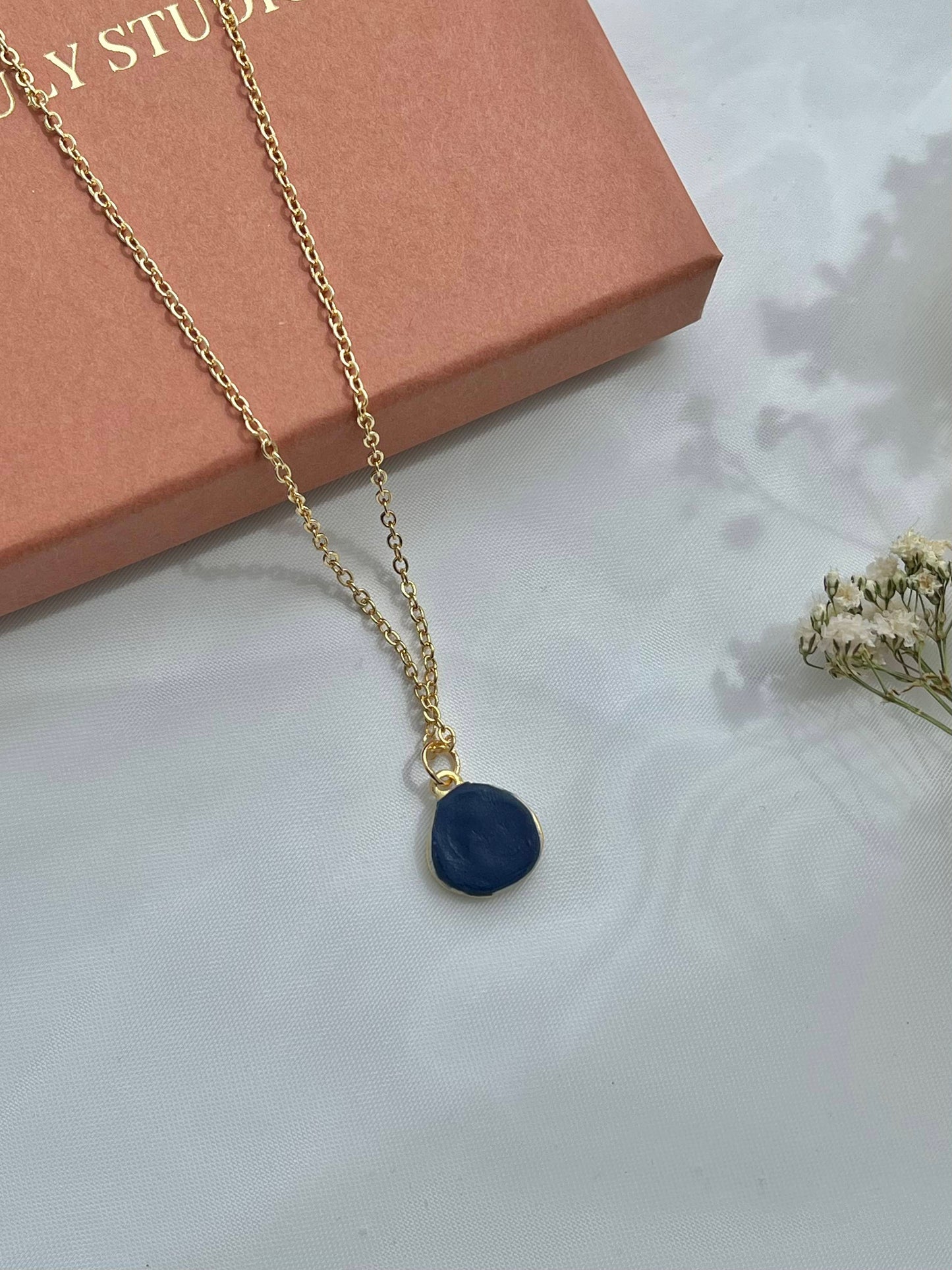 Blue China Necklace No. 1