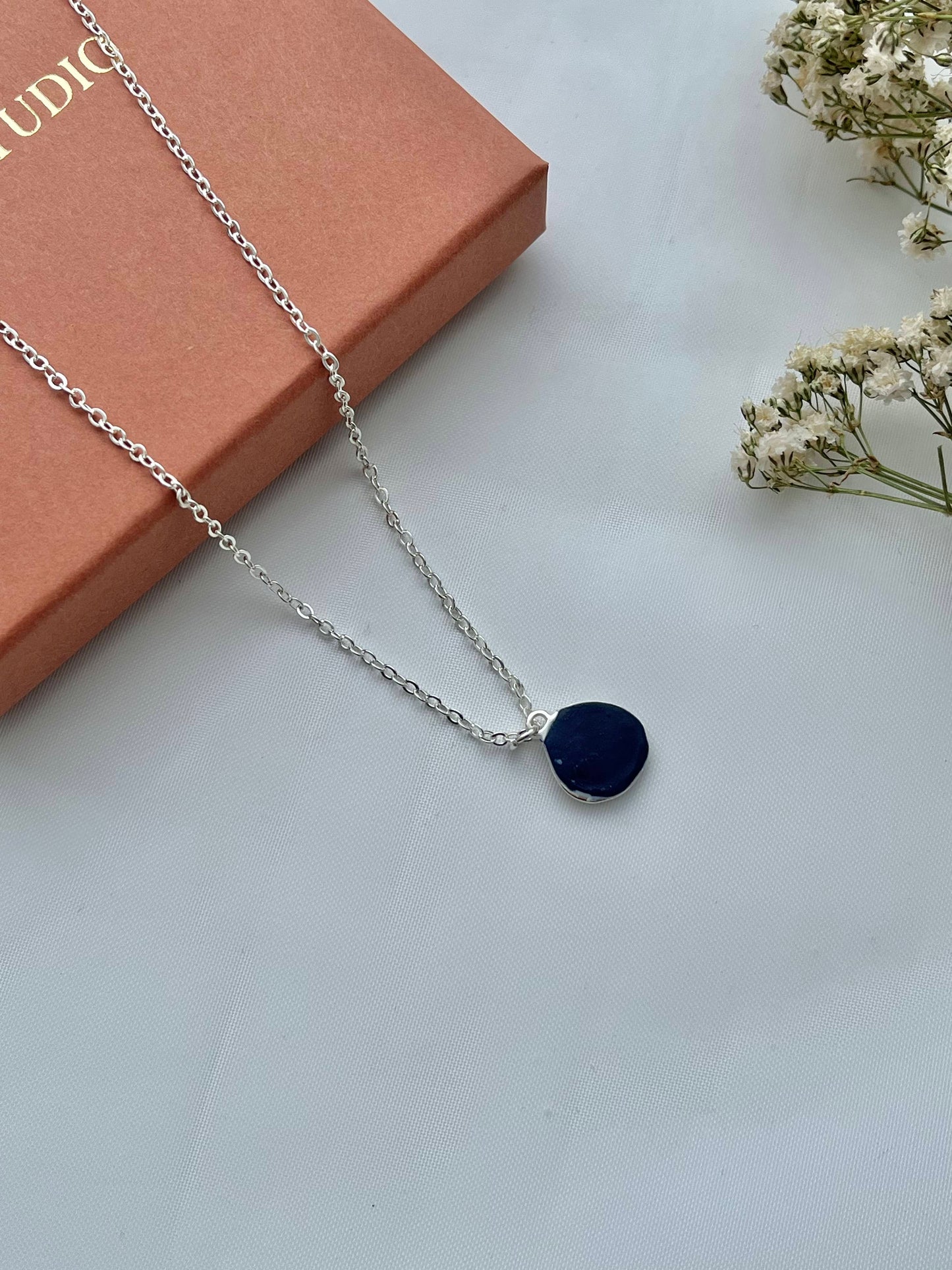 Blue China Necklace No. 1