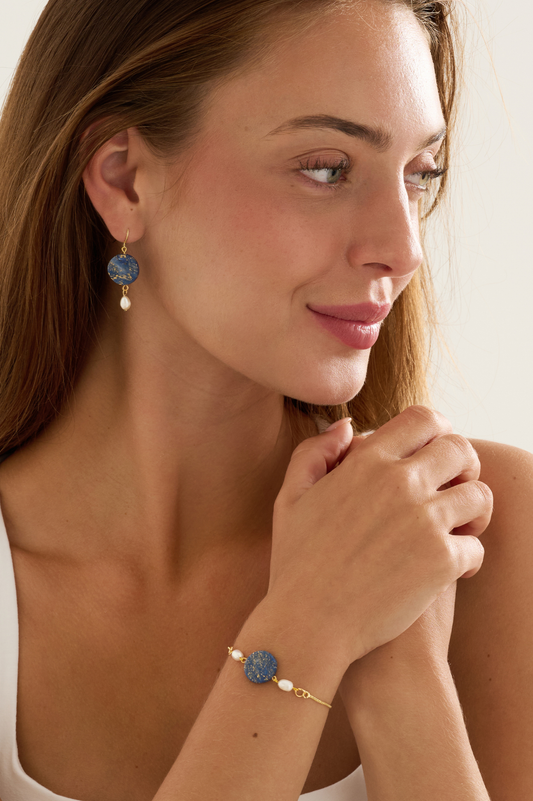 Clay Bracelet | Clay & Pearl Bracelet