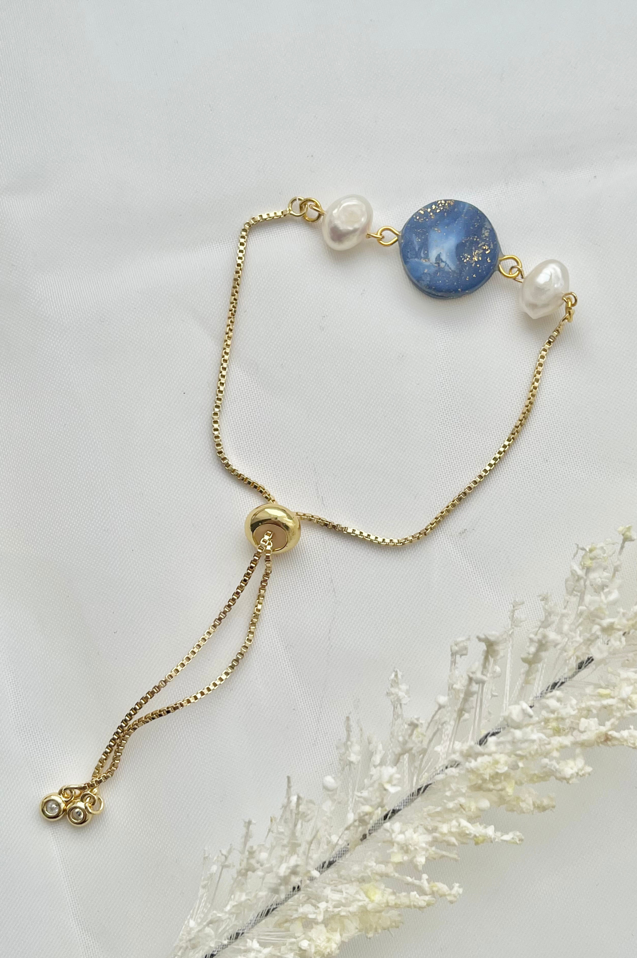 Clay Bracelet | Clay & Pearl Bracelet