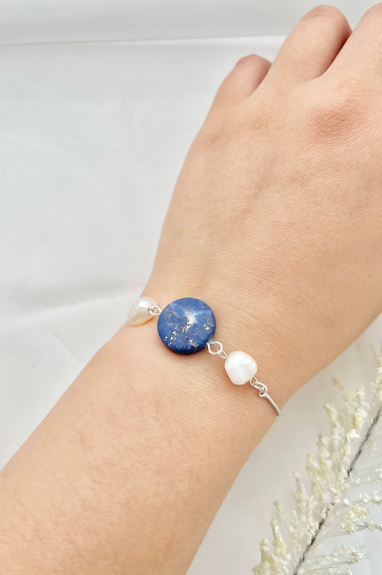 Clay Bracelet | Clay & Pearl Bracelet