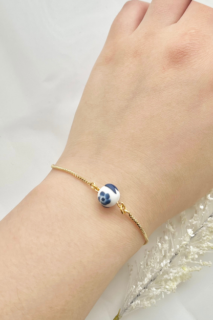 Clay Bracelet | Blue China Bracelet
