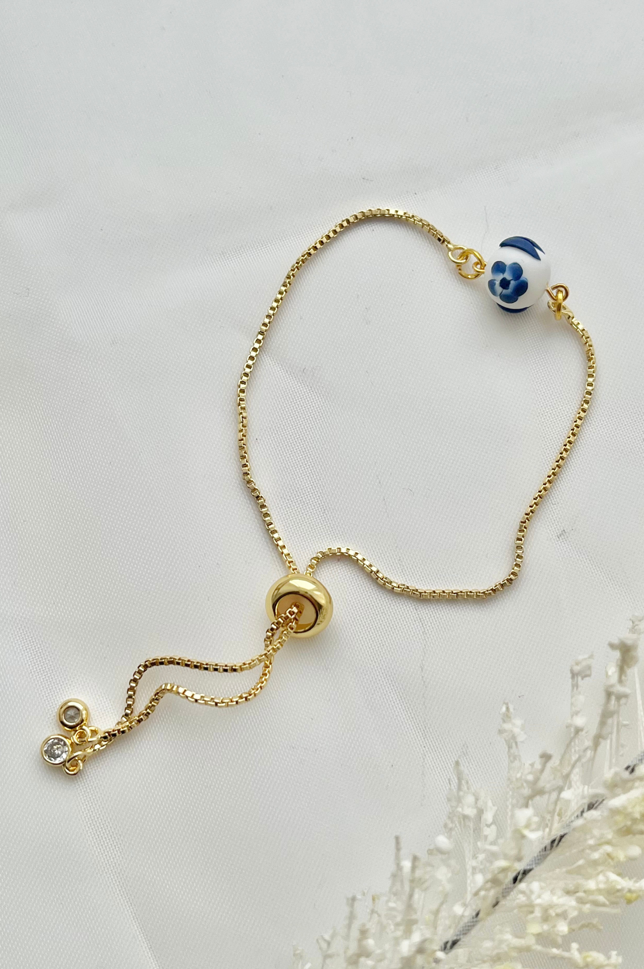 Clay Bracelet | Blue China Bracelet