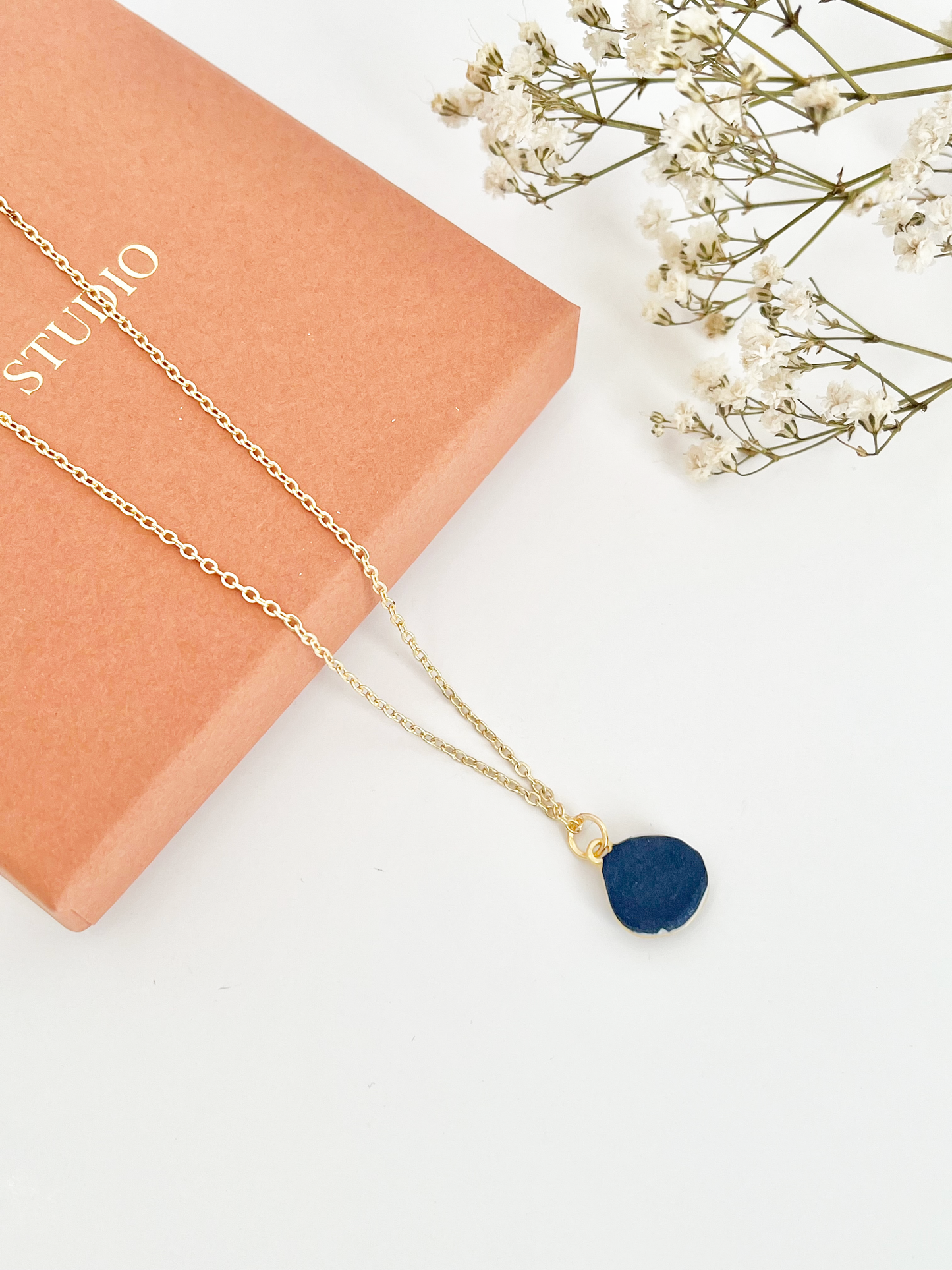 Blue China Necklace No. 1