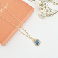 Blue China Necklace No. 1