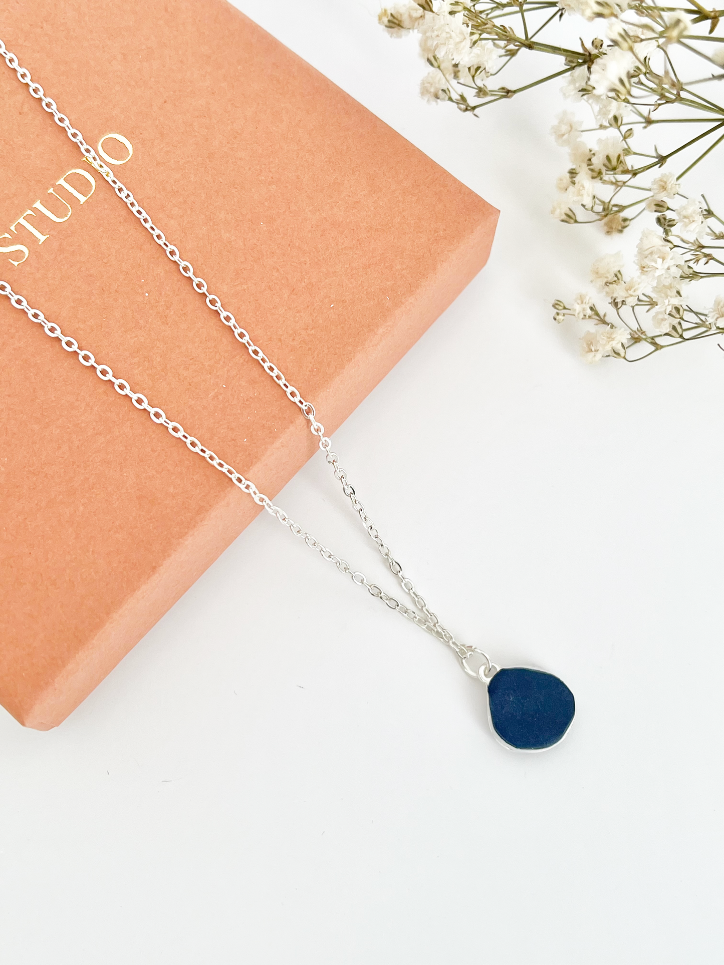 Blue China Necklace No. 1