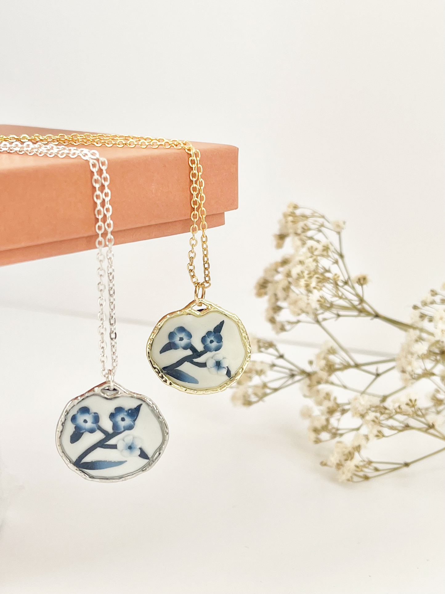 Blue China Necklace No. 2