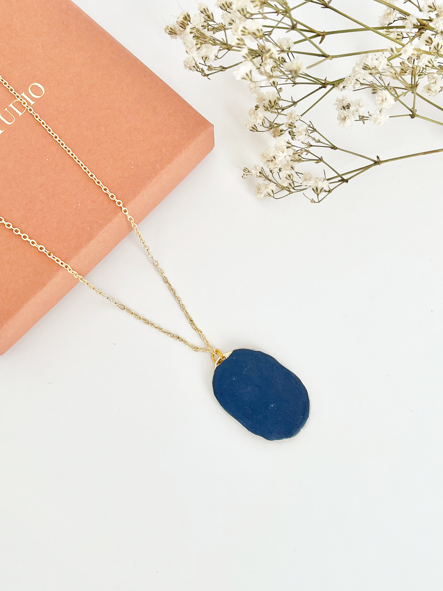 Blue China Necklace No. 3