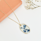 Blue China Necklace No. 3