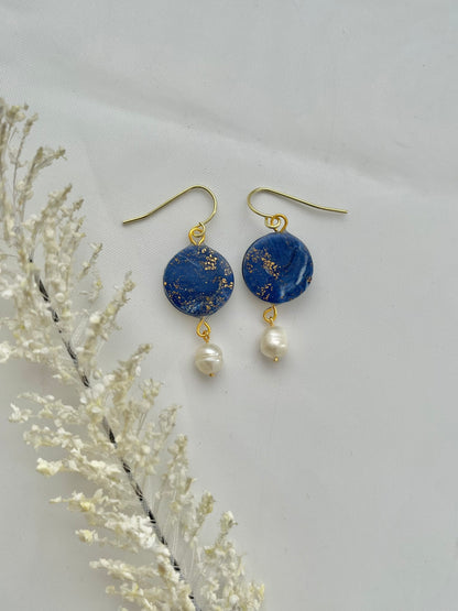 Clay & Pearl Earrings