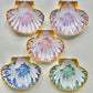 Handcrafted Floral Shell Jewellery Dish