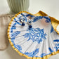 Handcrafted Floral Shell Jewellery Dish