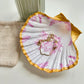 Handcrafted Floral Shell Jewellery Dish