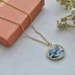 Blue China Necklace No. 2