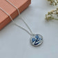 Blue China Necklace No. 2