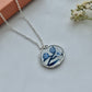 Blue China Necklace No. 2