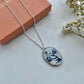 Blue China Necklace No. 3