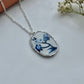 Blue China Necklace No. 3
