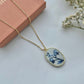 Blue China Necklace No. 3