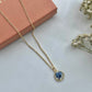 Blue China Necklace No. 1