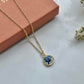 Blue China Necklace No. 1