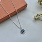Blue China Necklace No. 1