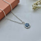 Blue China Necklace No. 1